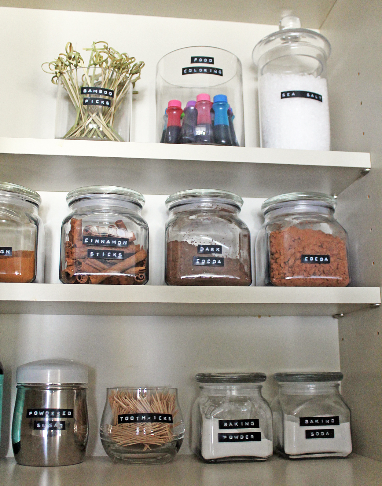 spice jar organization